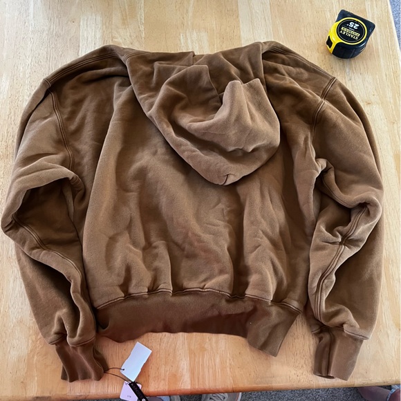 YEEZY LG Men's Chocolate Brown Hoodie - Picture 8 of 9